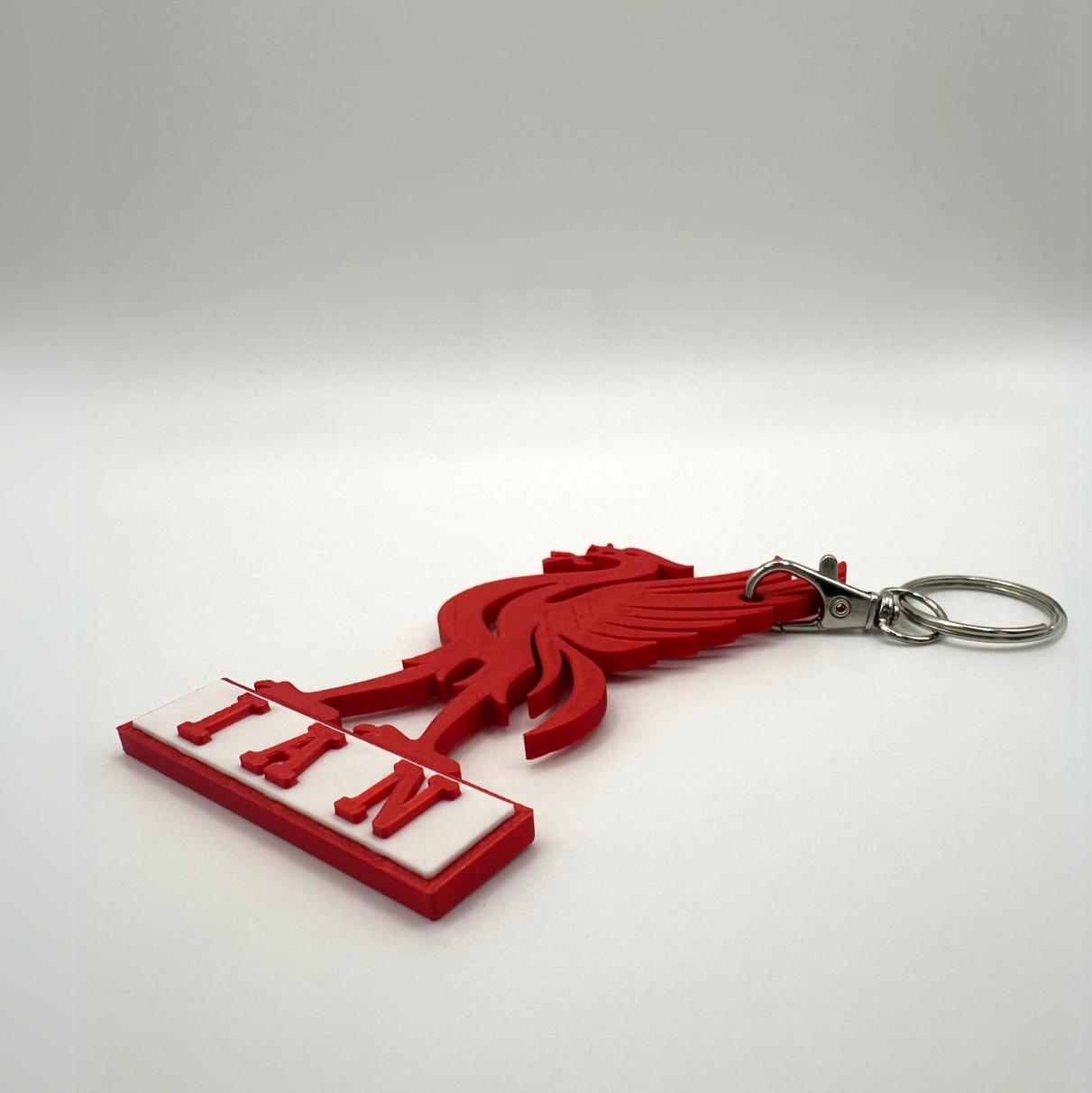π΄ Personalised Liverpool FC-Themed Keychain
