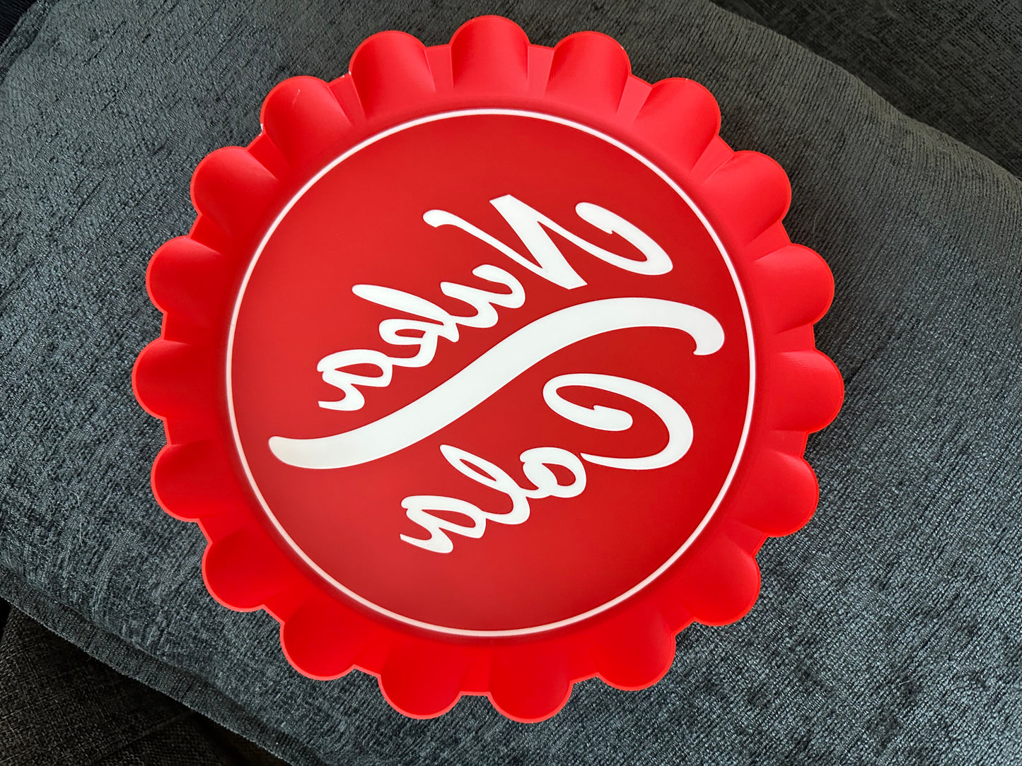 🍾 Cola Bottlecap Logo Wall Art