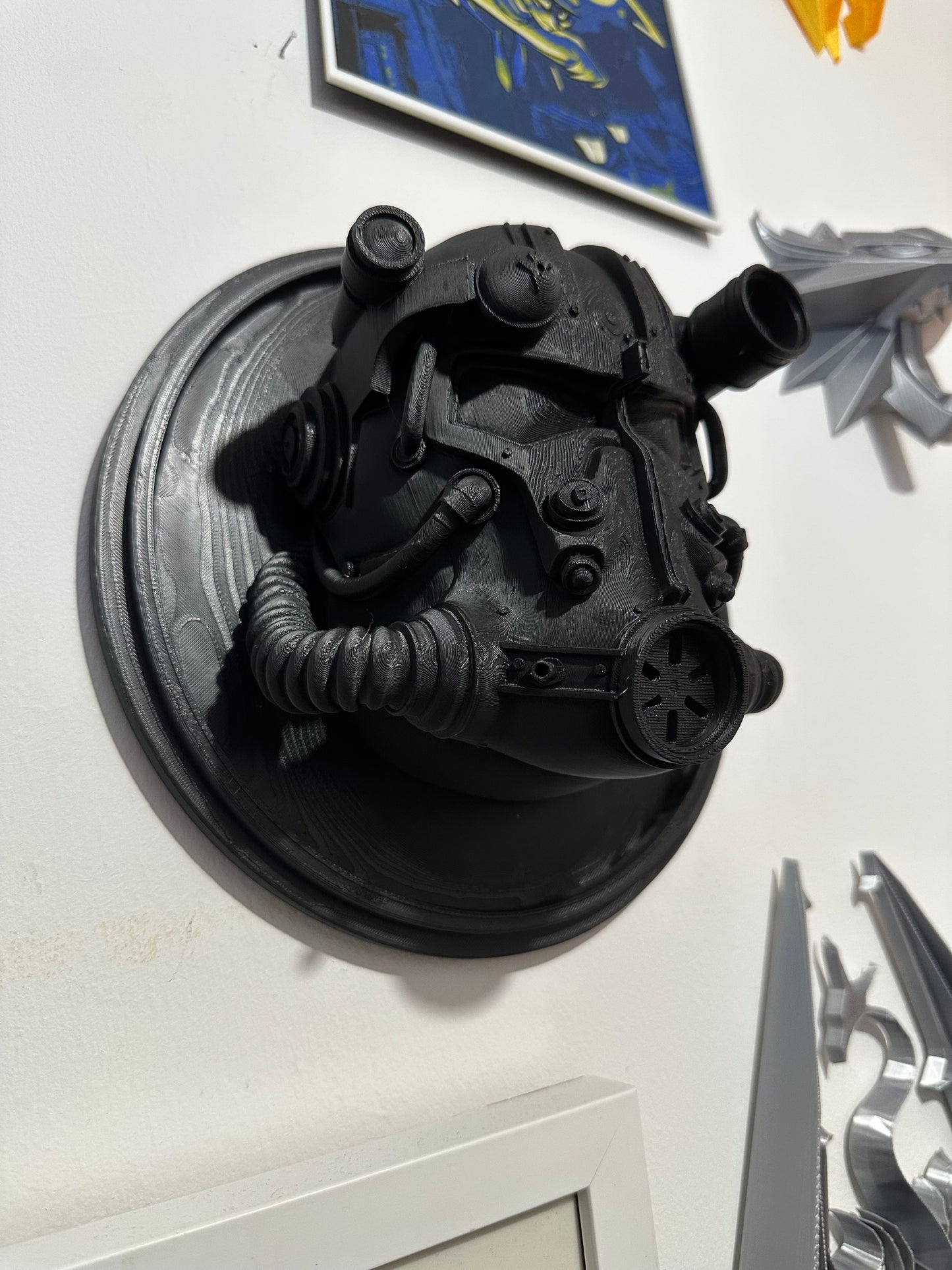 🪖 Brotherhood of Metal Helmet Wall Art