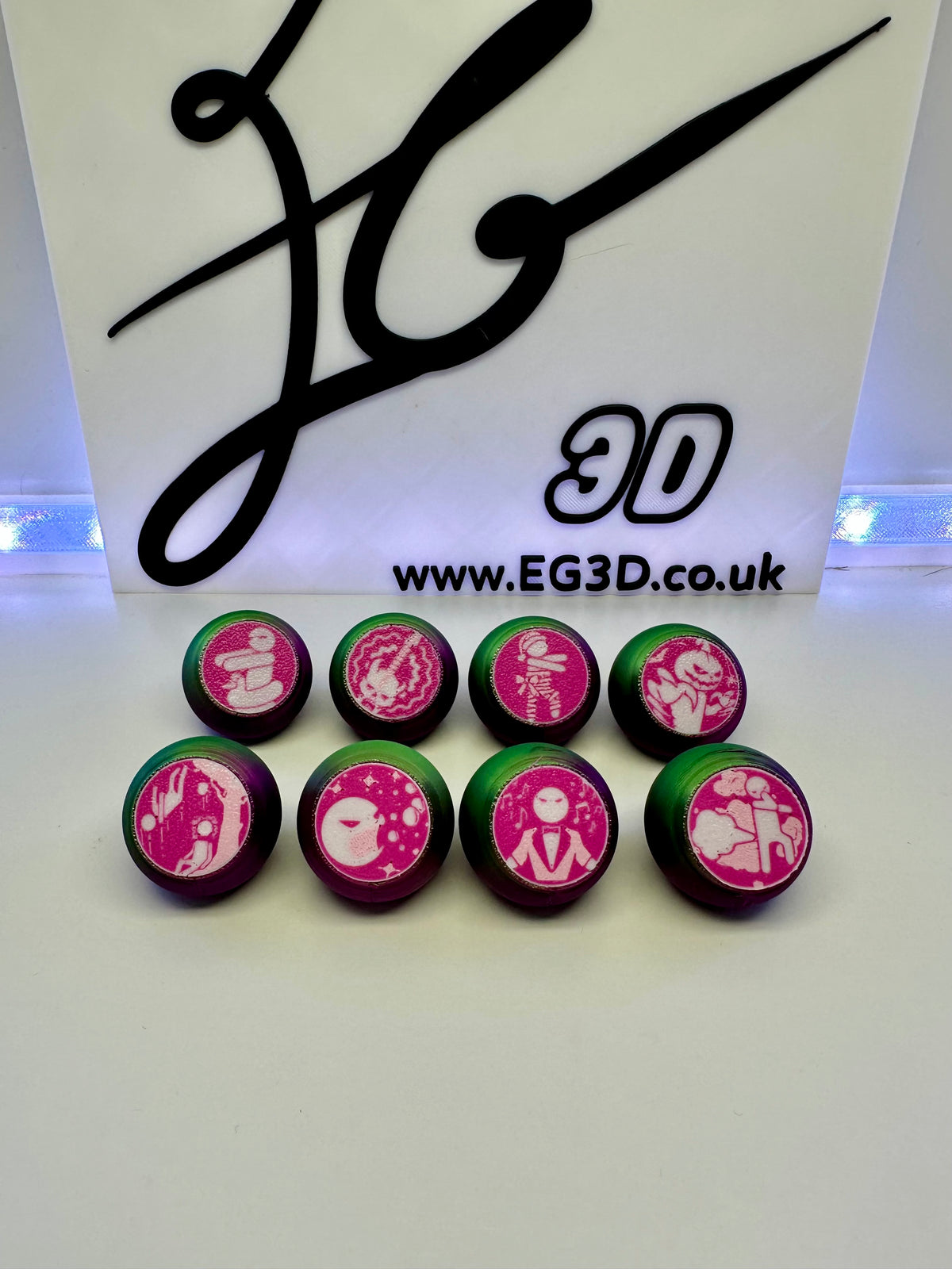 🧟 Whimsical Zombies Gum Set with Stand