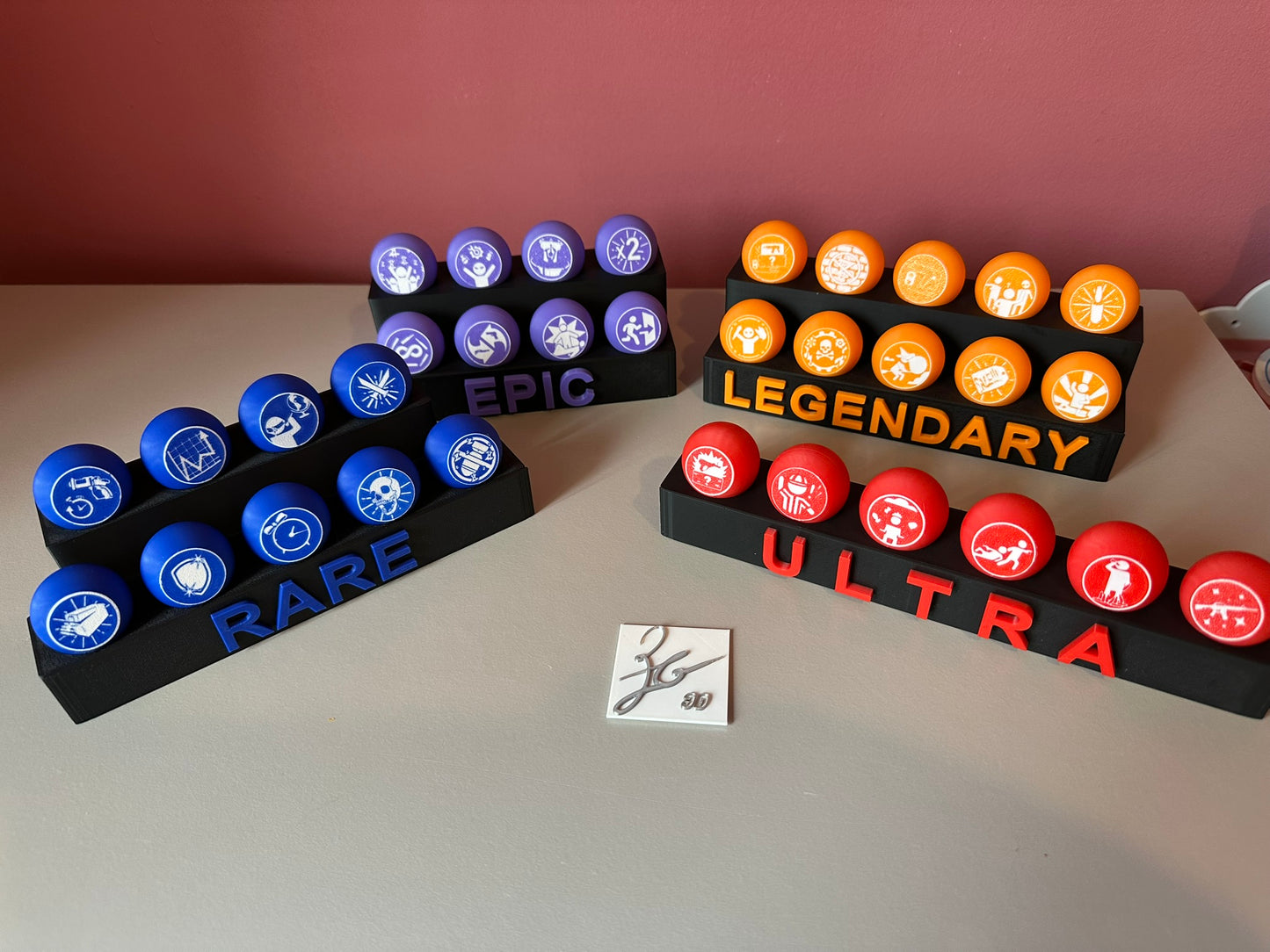 x4 Full Set of Zombies Gum with Stands