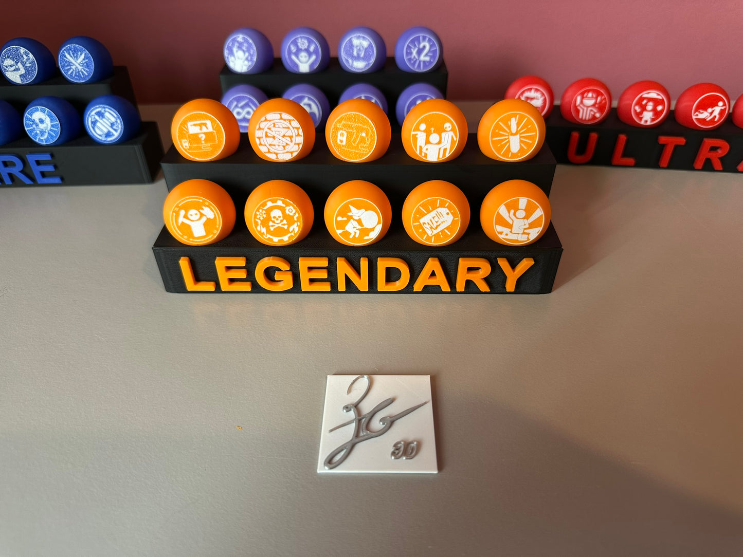 Legendary Zombies Gum Set with Stand