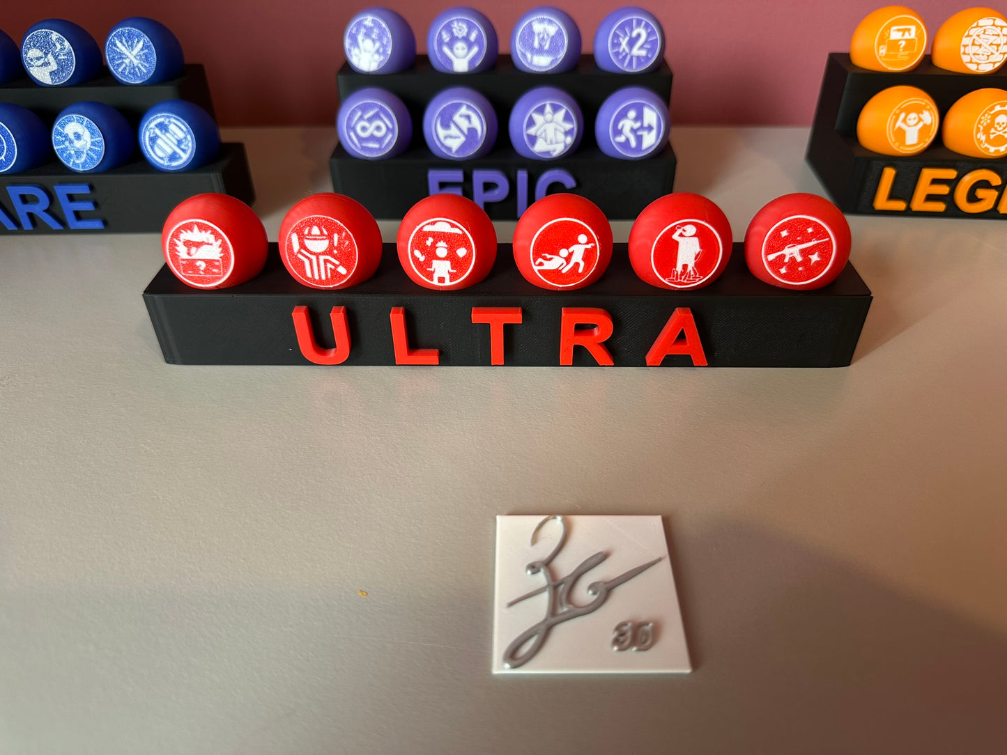 x4 Full Set of Zombies Gum with Stands