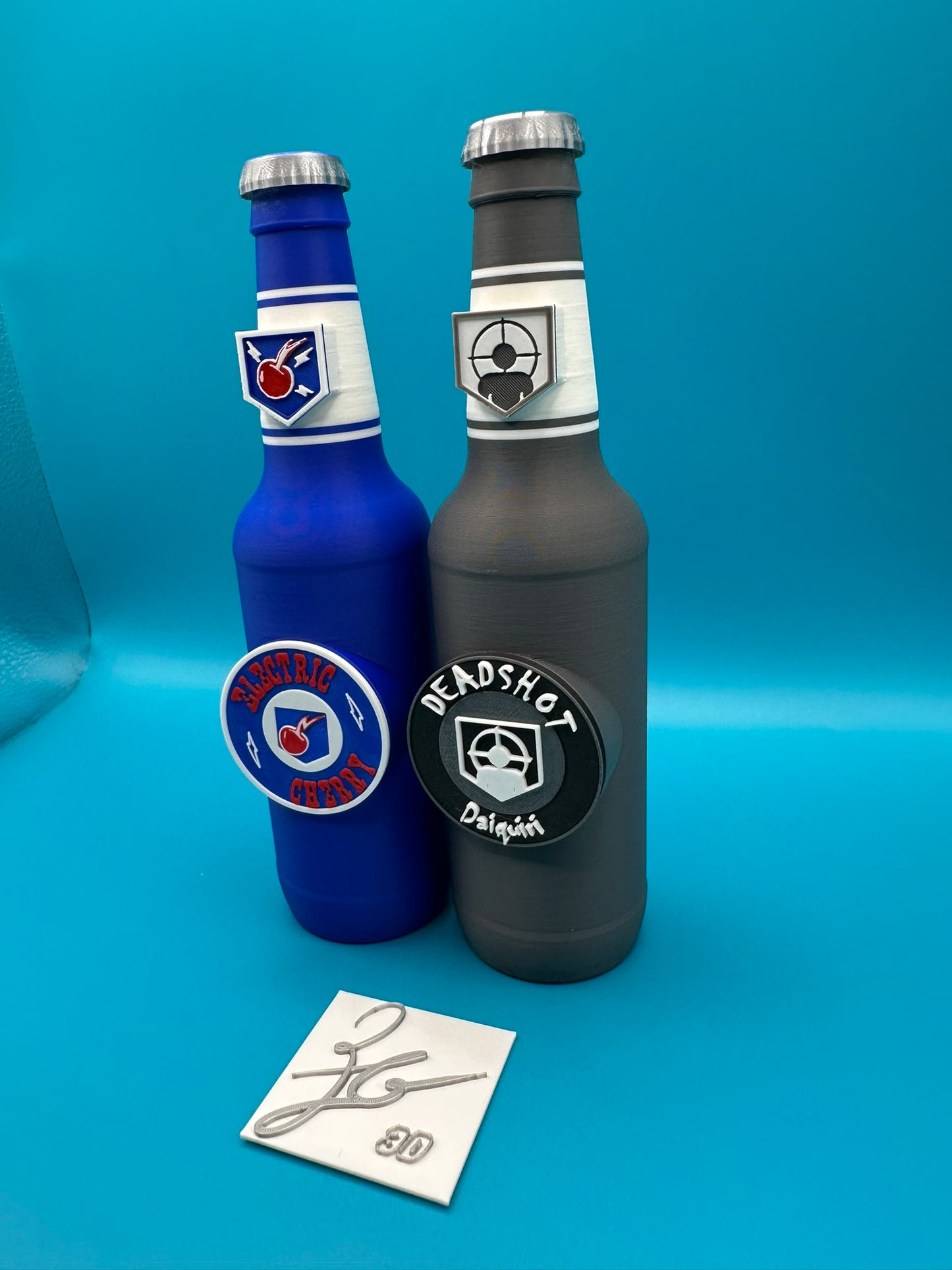 New Perk Bottle Deal - Deadshot & Cherry 3D Printed - 17.2cm Tall