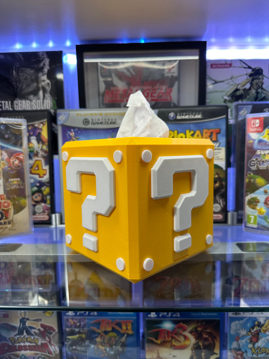🎮 Retro Question Tissue Box Cover
