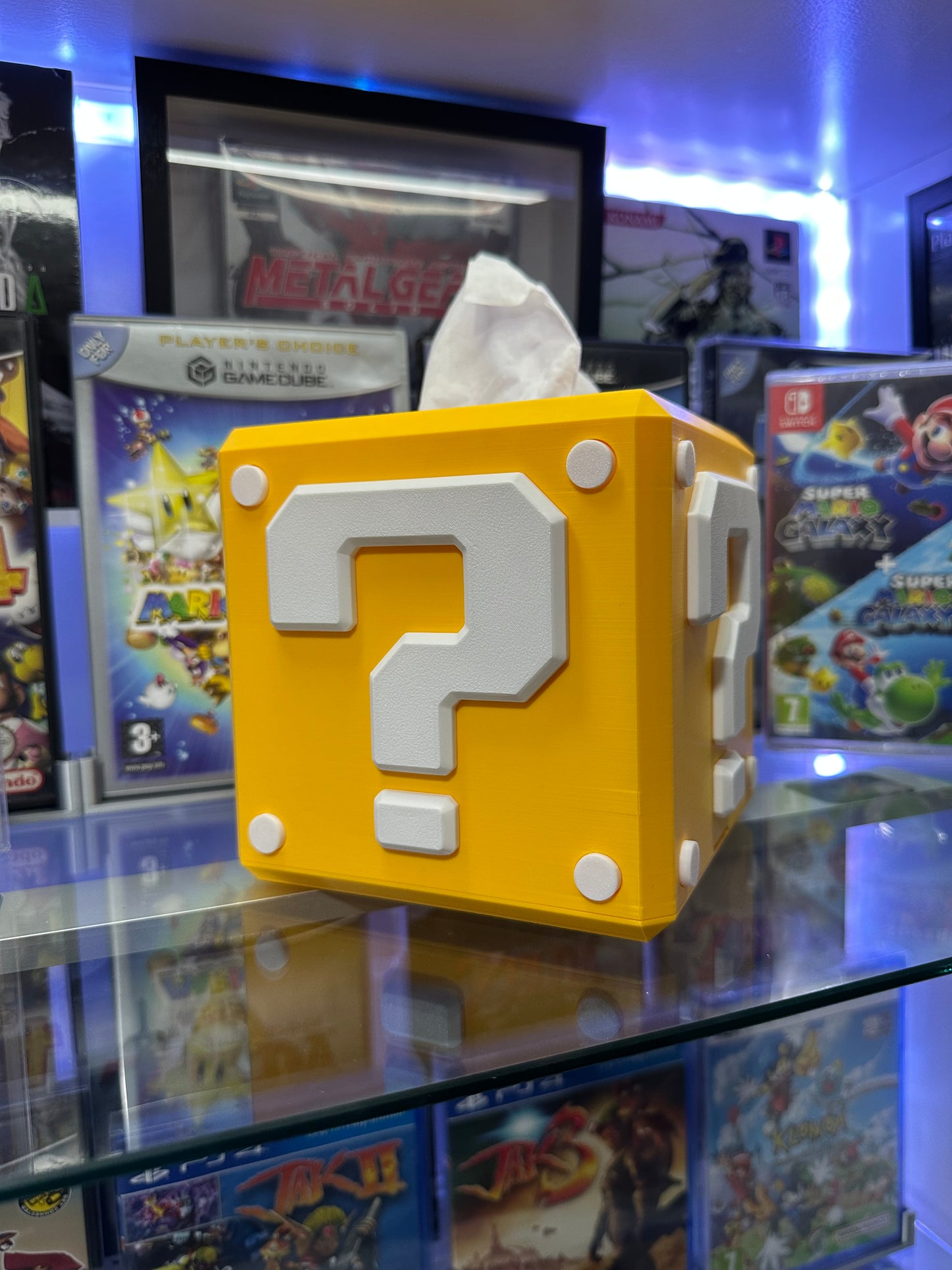 🎮 Retro Question Tissue Box Cover