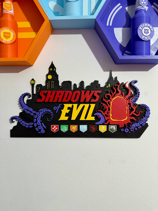 🧟‍♂️ Evil Shadow Wall / Door Art
