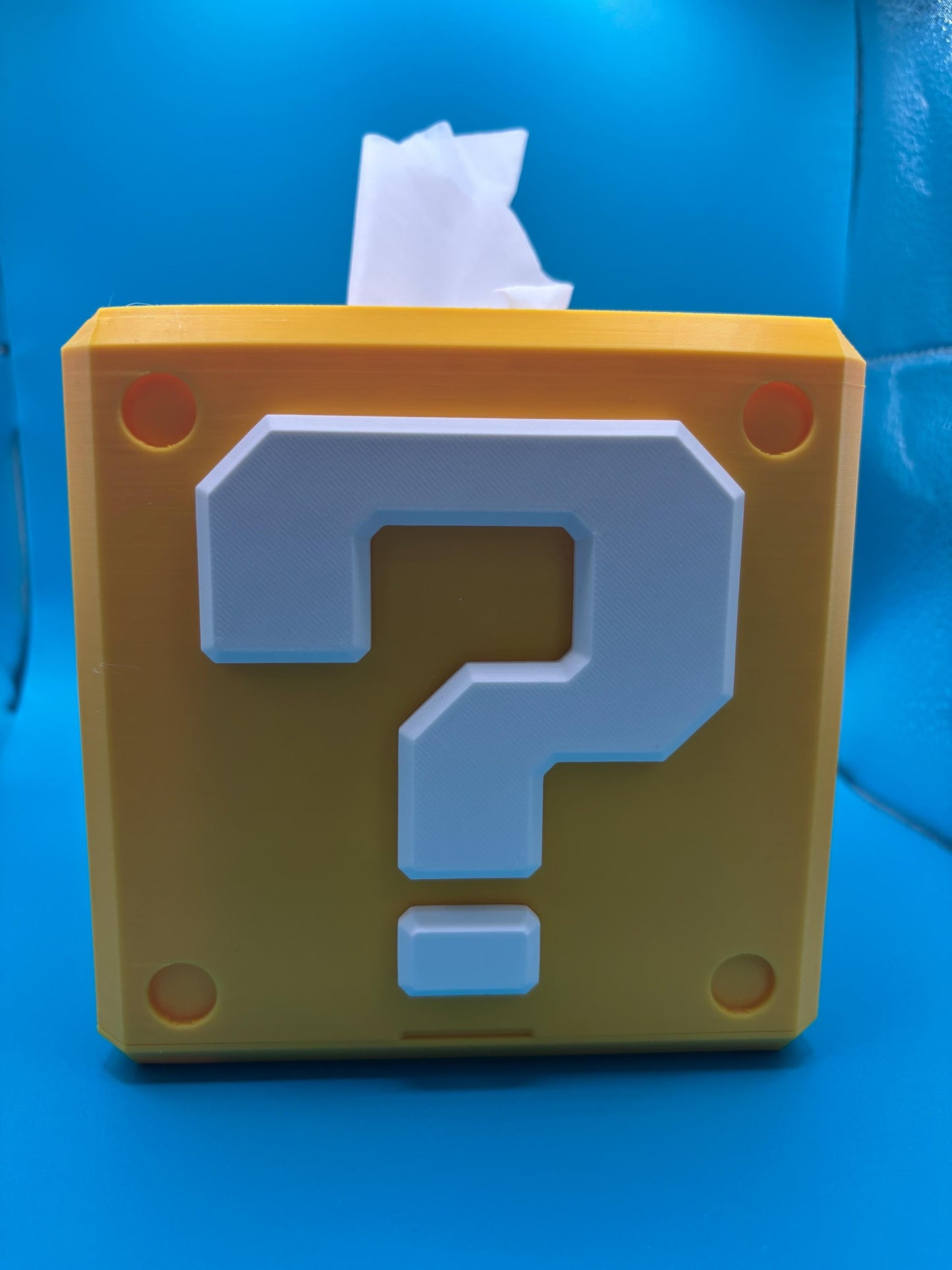 🎮 Retro Question Tissue Box Cover