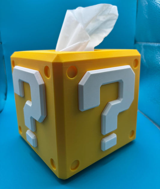 🎮 Retro Question Tissue Box Cover