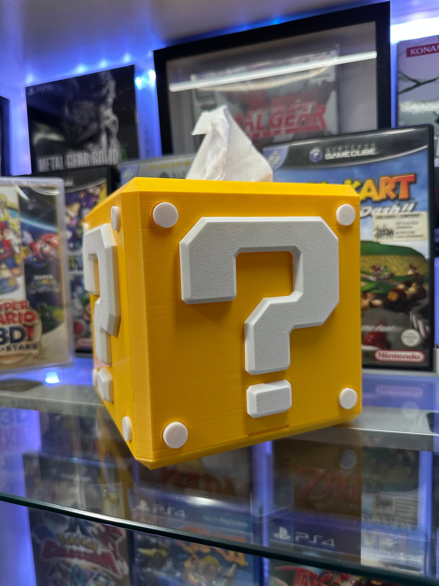 🎮 Retro Question Tissue Box Cover