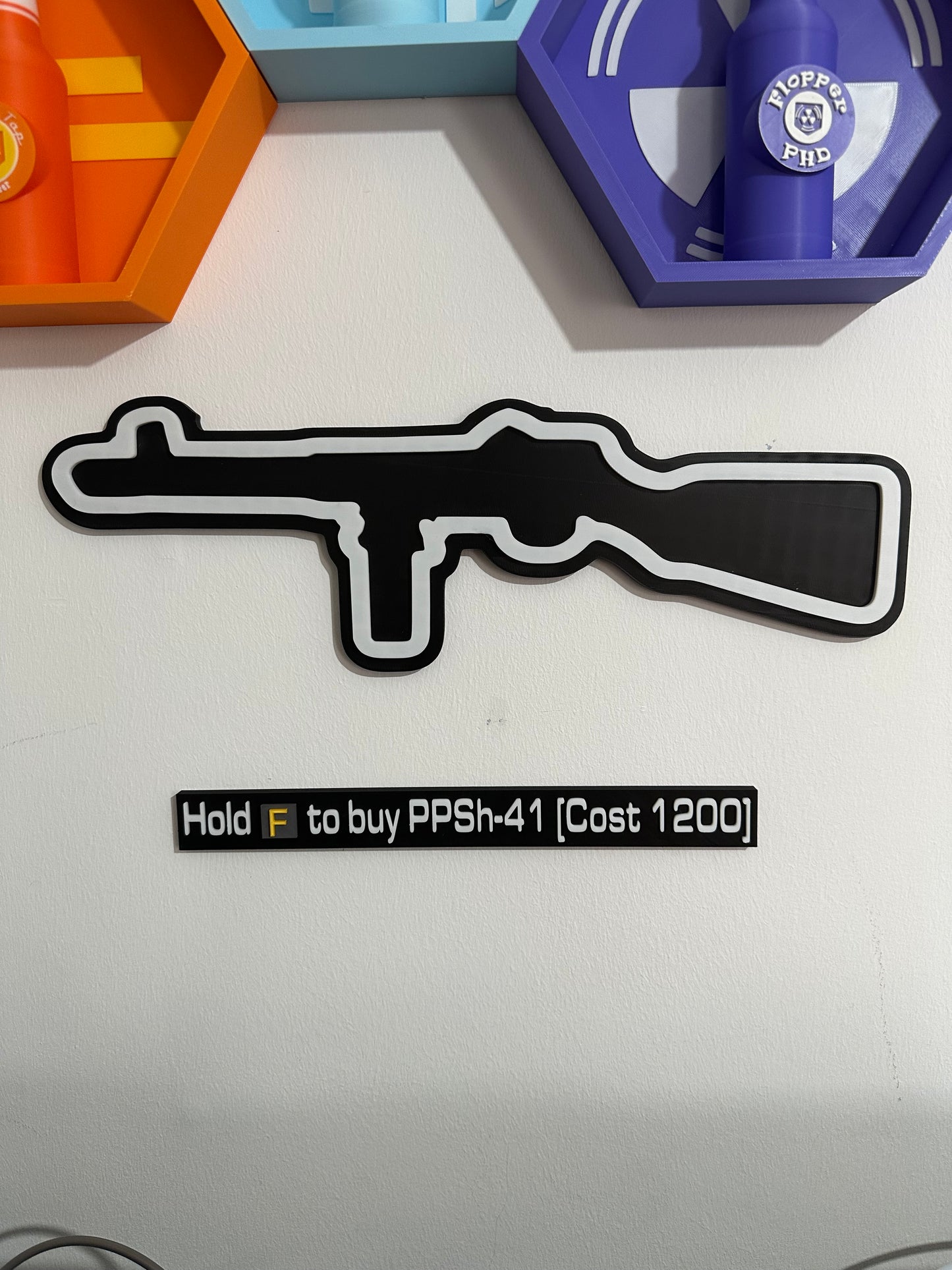 🧟‍♂️ PPSh-41 Wall Buy Wall / Door Art