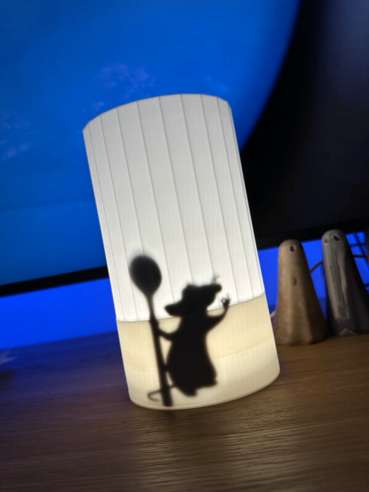 🐀 Rat Chef Hat LED Table Lamp & Night Light