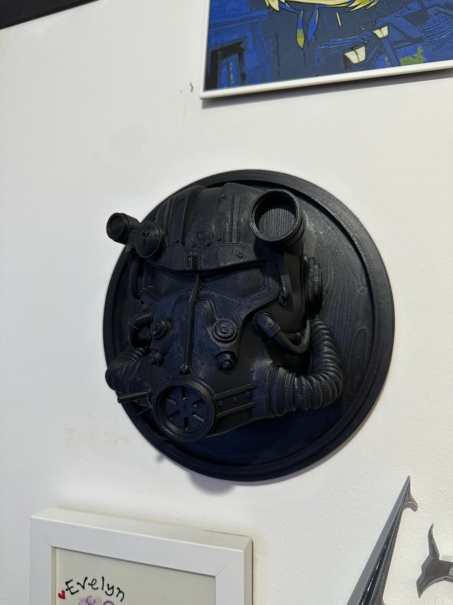 🪖 Brotherhood of Metal Helmet Wall Art