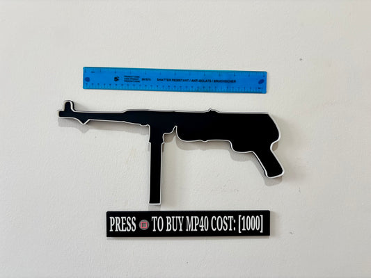 🧟‍♂️ MP40 Wall Buy Wall / Door Art