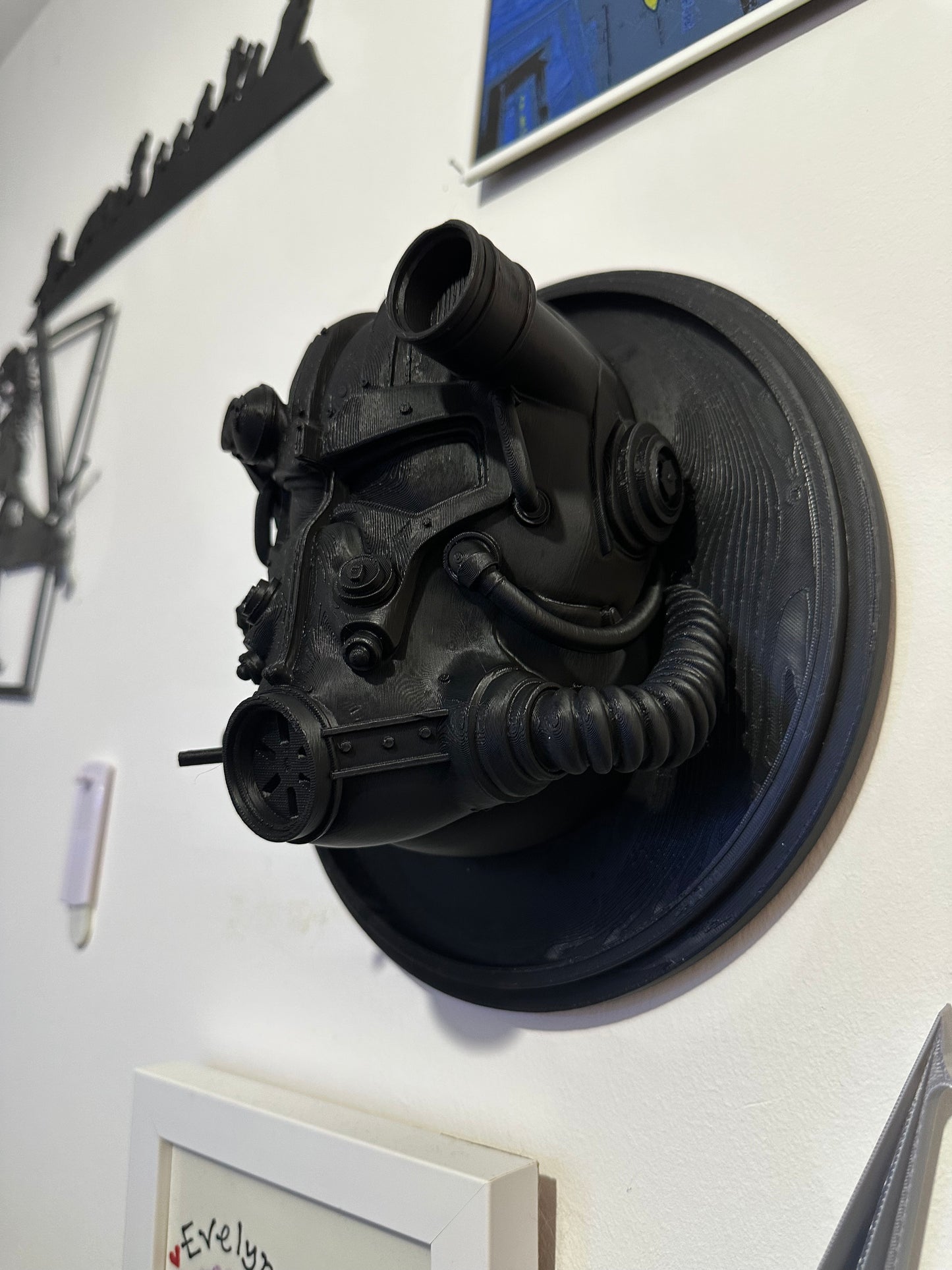 🪖 Brotherhood of Metal Helmet Wall Art