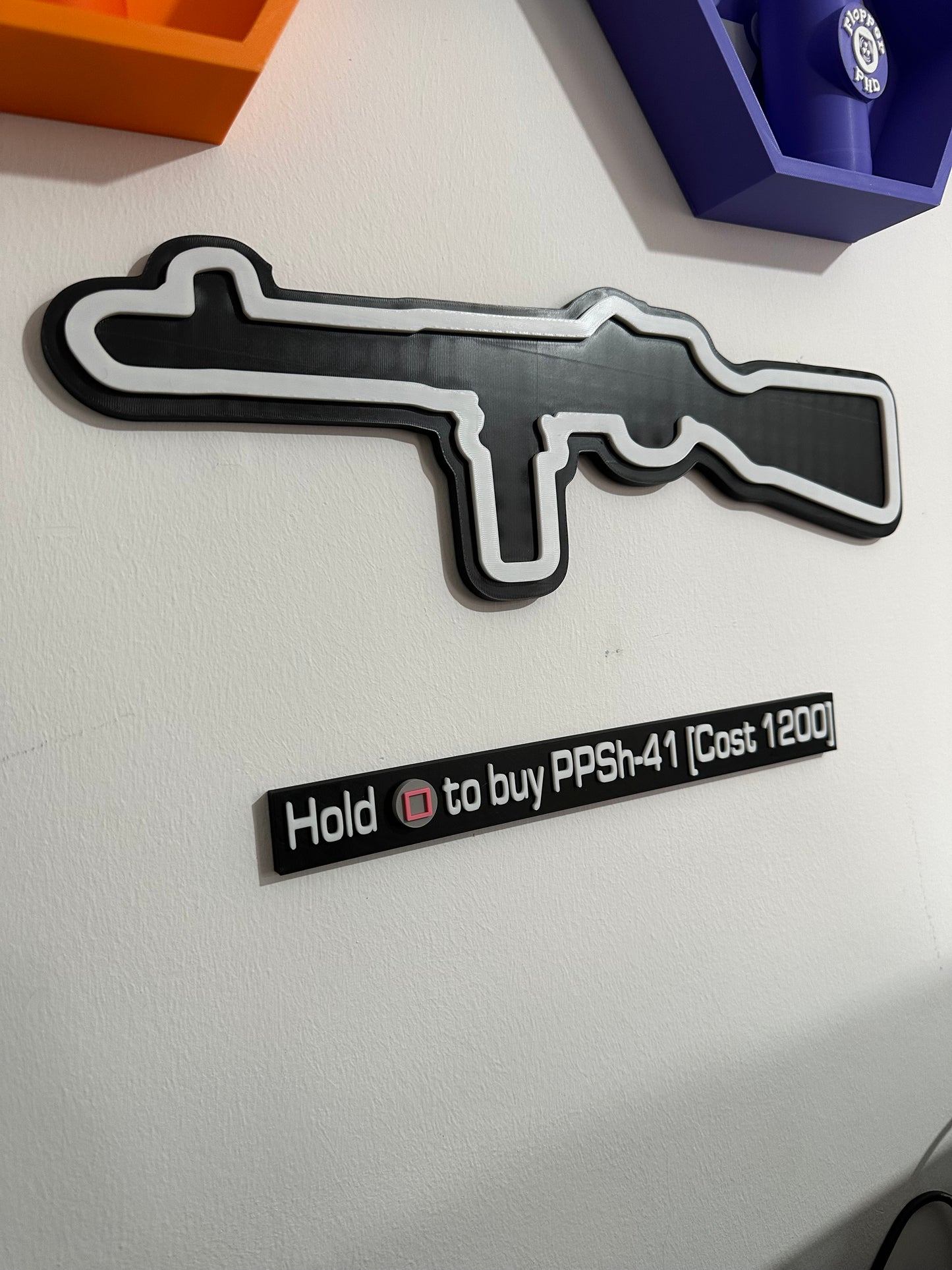 🧟‍♂️ PPSh-41 Wall Buy Wall / Door Art