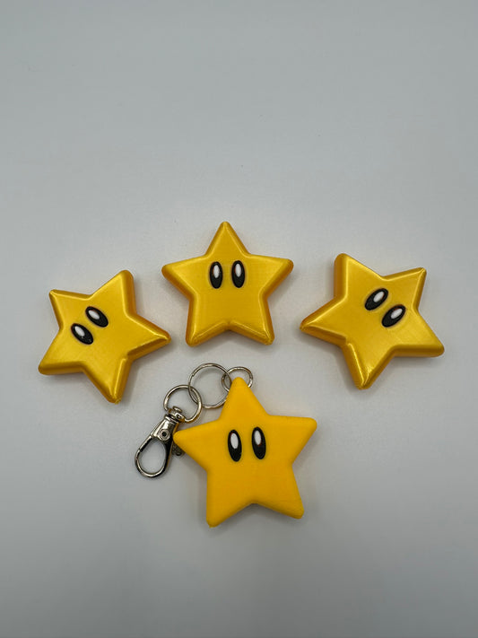 ⭐ Retro Star Keyrings / Keychain