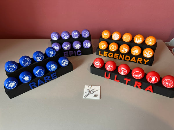 x4 Full Set of Zombies Gums with Stands