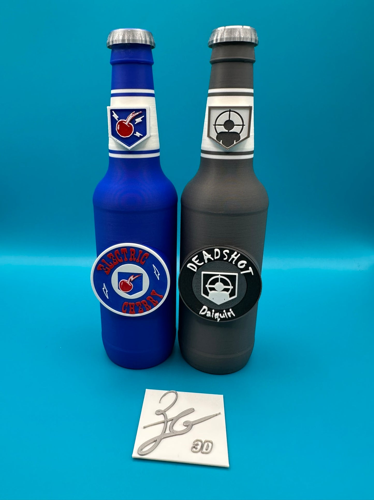 New Perk Bottle Deal - Deadshot & Cherry 3D Printed - 17.2cm Tall