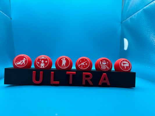 Ultra Zombies Gum Set with Stand