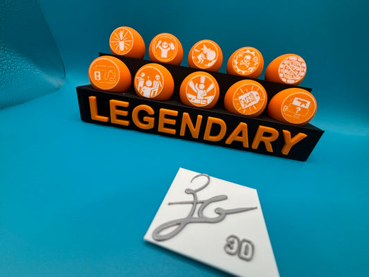 Legendary Zombies Gum Set with Stand
