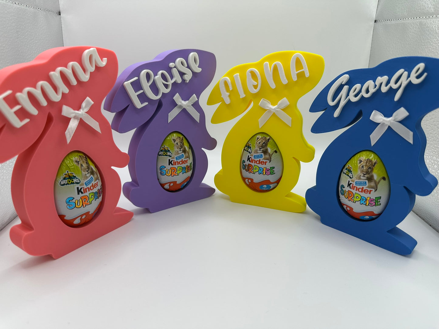 🐰 Pink Personalisable Easter Egg Holder