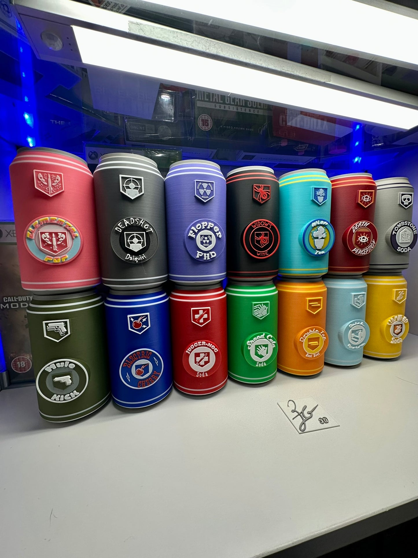 Perk Cans Custom Made 3D Printed