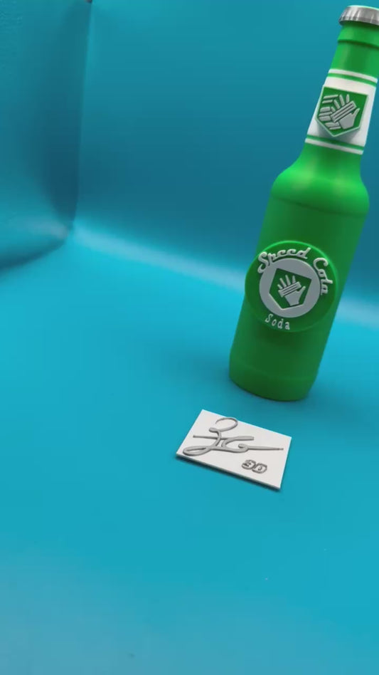 Speed Zombies Perk Bottle - 3D Printed - 17.2cm Tall