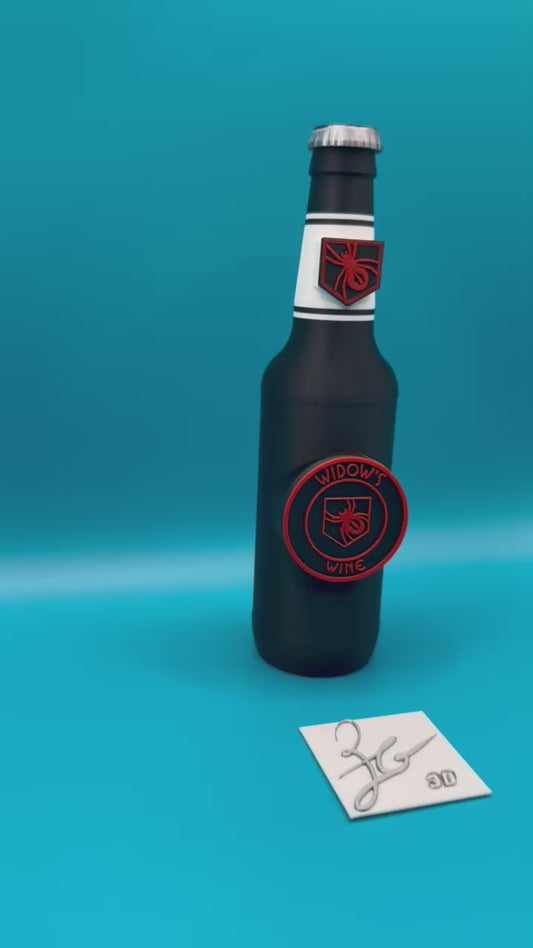 Widow's Perk Bottle - 3D Printed - 17.2cm Tall